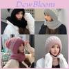 Korean Style Knit Hat With Scarf For Winter Warmth And Windproof Protection