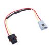 Alternator Conversion Wire Flexible Alternator Conversion Plug Harness with Resistor Replacement For CS121 CS130 CS144