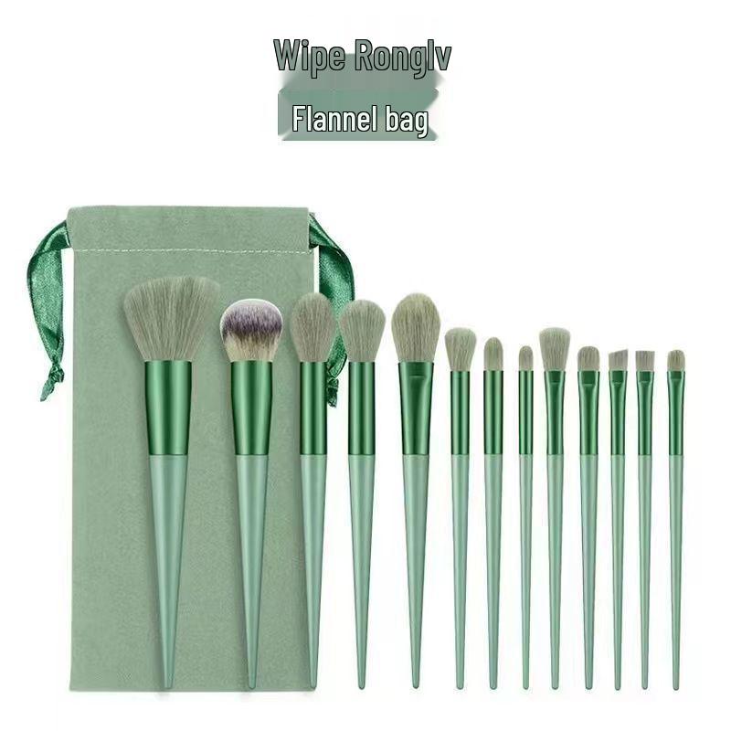 13-teiliges Make-up-Pinsel-Set: Puder, Lidschatten, Lippen, Concealer, Rouge, Foundation Pinsel mit weichen Borsten für Anfänger