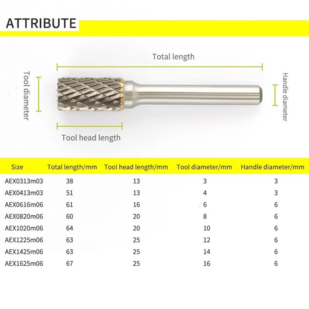 Reliable and Long lasting Tungsten Carbide Rotary File Burr for Metal Grinding