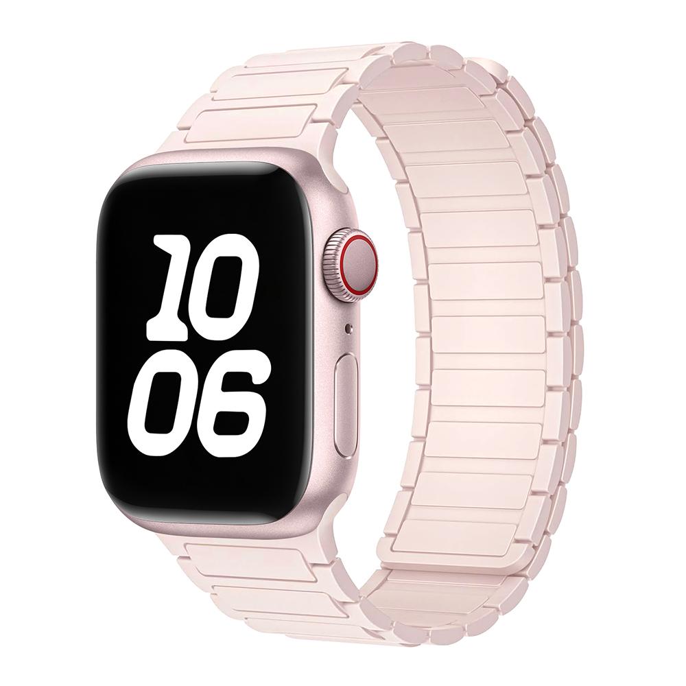 Magnetic Loop For Watch Bands 44mm 40mm 49mm 45mm 41mm 38mm Silicone Bracelet iWatch Series11 10 9 8 7 6 Se Ultra 3 Strap
