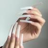 XXL Extra Lange Nagelspitzen C-Kurve Quadratische Falsche Nägel Halbe Abdeckung Acrylnagel T