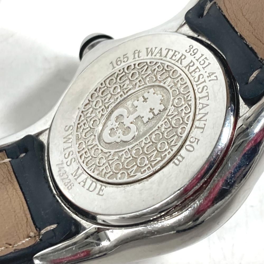 CORUM 39.151.47 Women's watch Bubble Diamond Bezel  Wristwatch SS blue/Black