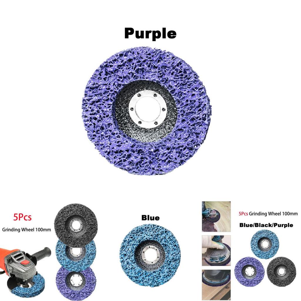 Durable 100mm Grinding Wheels With Poly Strip Disc For Safe And Easy Paint Or Rust Removal