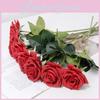 Rose Silk Flower Faux Moisturizing Decor For Home And Wedding Arrangements