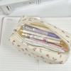 Small Flowers Floral Pencil Bag Fresh Style Pen Bag Pen Box Pencil Cases  School Supplies