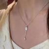VENTFILLE S925 Sterling Silver Necklaces For Women Simple Chain Fashion Minimalist Pendant Necklaces Adjustbale Necklace Gift