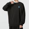 Puma Solid Color Simple Logo Print Pullover Sweatshirt Men Tops Black 538780-01
