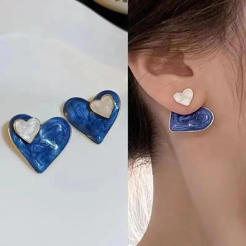 925 Silver Needle Green Flower Earrings For Women Korean Fashion Jewelry Trending Luxury Zircon Leaf Women's Stud Earrings