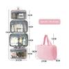 Multi-color Portable Toiletry Bag for Storing Toiletries and Cosmetics, Foldable with Wet and Dry Separation Function, Can Be Hu