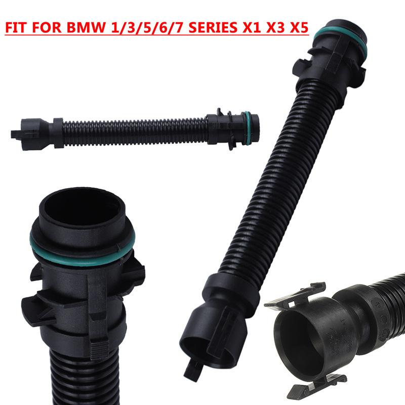 

1Pcs For N47 N57 Rocker Cam Cover Car Crank Case Breather Pipe Hose Automobile Diy Accessories