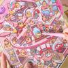 Cute 3D Scene Stickers, Whimsical Cartoon-Themed 3D Designs for Hand Account Decoration & DIY Crafts