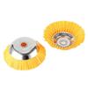 8 Inch Nylon Weed Brush Straw Rope Rotary Rusting Disc Trimmer Head Universal Fit Straight Shaft Trimmer For Lawn Mower