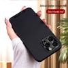 17ProMax Leather Decompression Gyro Stand Case - Drop-Proof Protective iPhone 14/15 Cover