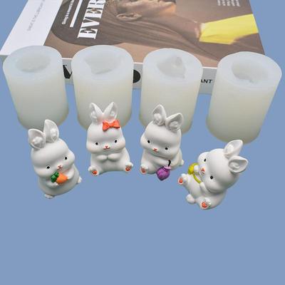 Adorkable Niedliches Kleines Kaninchen Modell Silikongel Backform