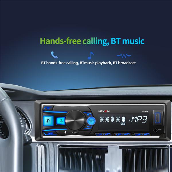 Universal Bluetooth car MP3 player card machine voice control