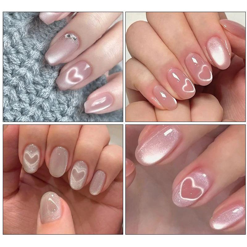 Y-Shaped Nail Magnet Stick Wire Tools,For Creating Heart & Ingot Shapes On Nails,Love Heart Cat Eye Nail Magnet,Art Accessories
