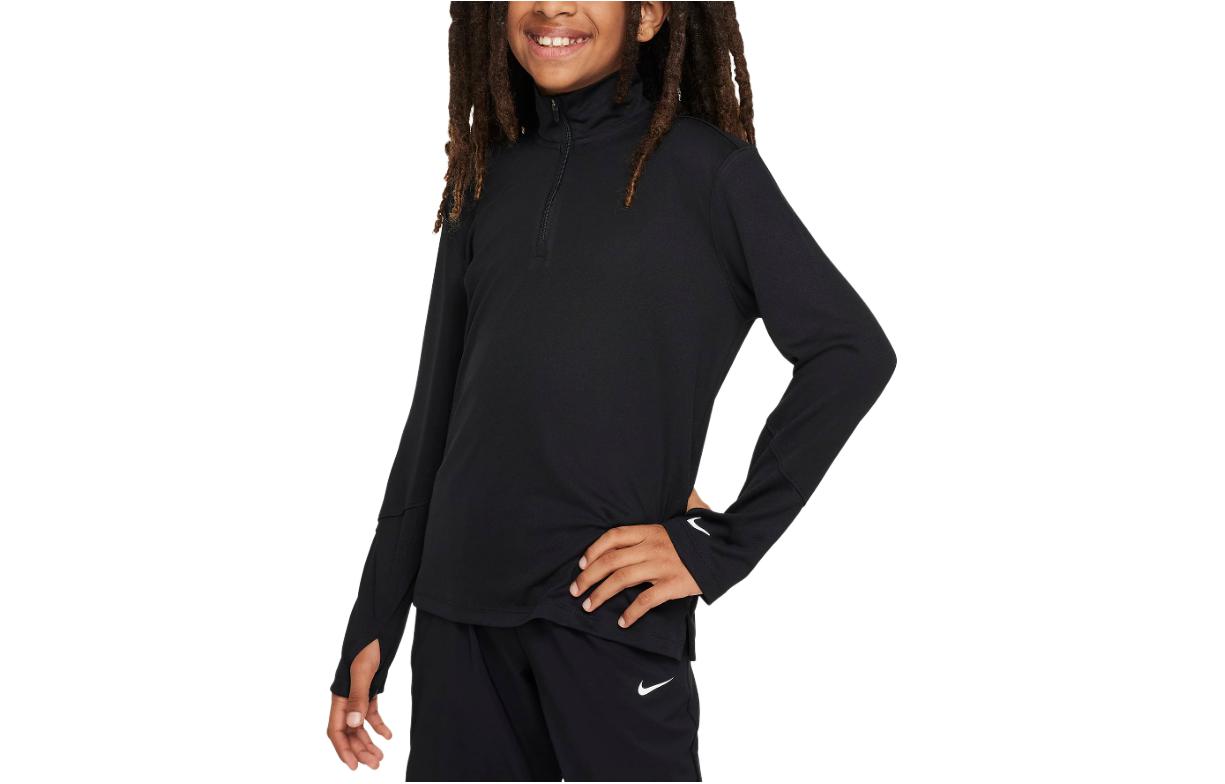 Nike Kids T Shirts Stand Collar Moderate FN8375-010 L