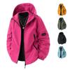 Giacca Primaverile Antivento con Cappuccio, Abbigliamento da Lavoro per Sport all'Aria Aperta, Tuta da Alpinismo Americana, Giacca Leggera