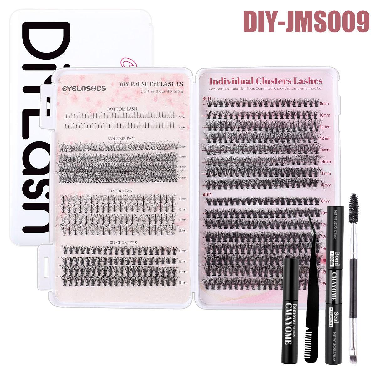 

Натуральный Смешанный Набор Накладных Ресниц в Отдельных Пучках Сделай Сам Сегментированное Наращивание Густые Ресницы