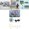 Leuke En Kleurrijke Kinder Voetbal Speelmat Set Met Zacht Pluche Kussen En Accessoires