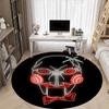 1 Stück Puzzle-Maske Büro Runder Teppich, Unter Bürostühlen Schlafzimmer Wohnzimmer Heimdekoration, Raumdeko, In Verschiedenen Größen Erhältlich