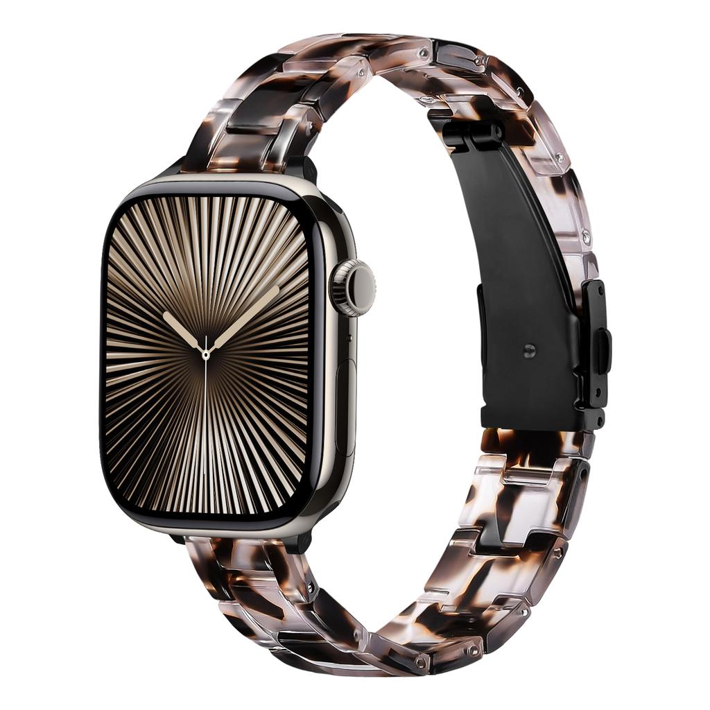 Slim Straps For Apple Watch band 40mm 41mm 44mm 45mm 49mm 46mm 42mm correa Resin Bracelet iwatch Series 10 9 8 7 6 3 SE ultra 2