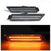 High Brightness Waterproof LED Side Marker Lamps Amber Light High Durability Clear Housing Improved Vehicle Visibility