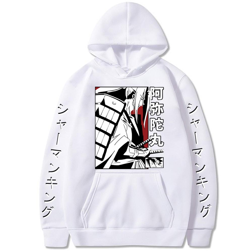 Cheap Manga Anime Shaman King Long Sleeve Sweatshirts Women Harajuku Amidamaru Posters Graphics