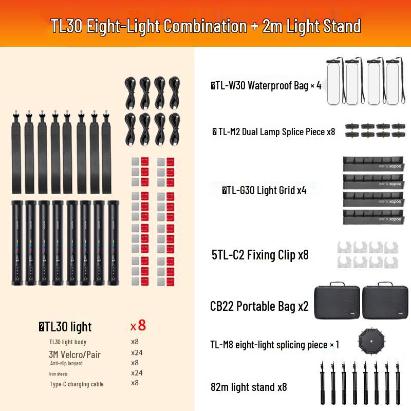 Godox TL30 RGB Tube Light
