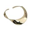 Simple High Grade Punk Exaggerated Glossy Sheet Metal Collar For Women Light Luxury High Grade Choker Party Jewelry Accessories
