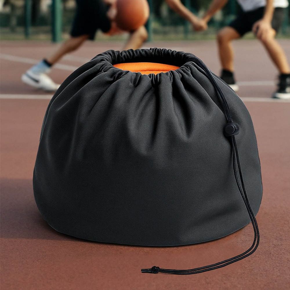 Solid Color Basketball Tote Bag Large Capacity Ball Handbag  Outdoor Sports
