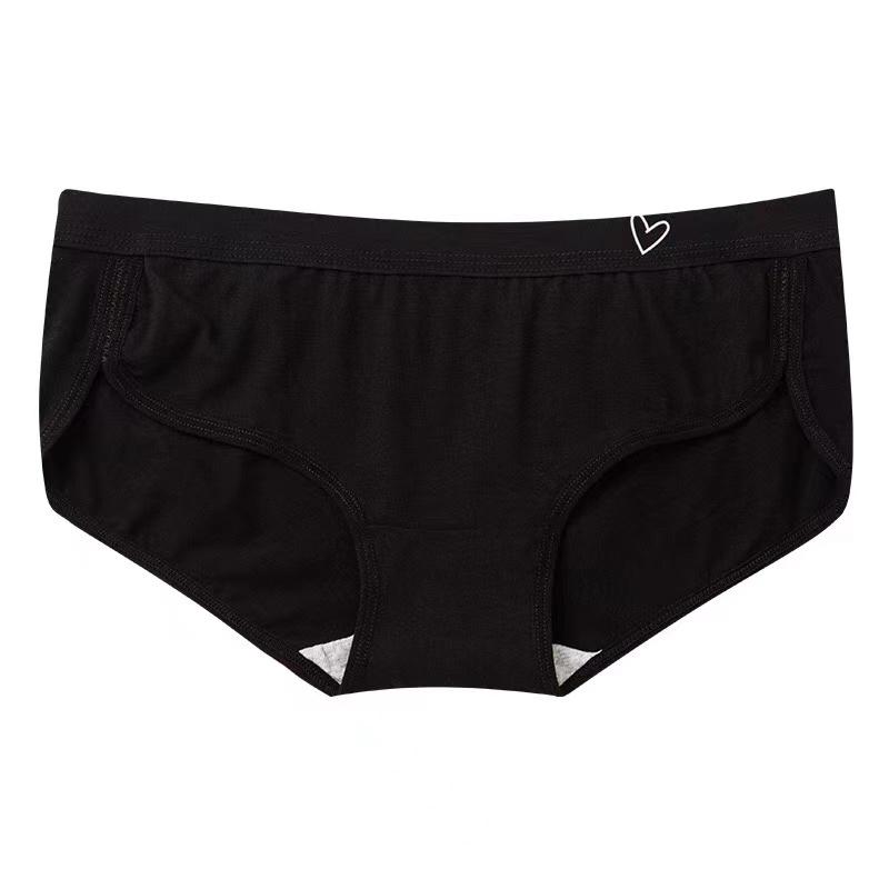 Women's Briefs Cotton Sports Fitness Low-Rise Solid Soft Breathable Panties Lingerie Underwear For Woman Intimates
