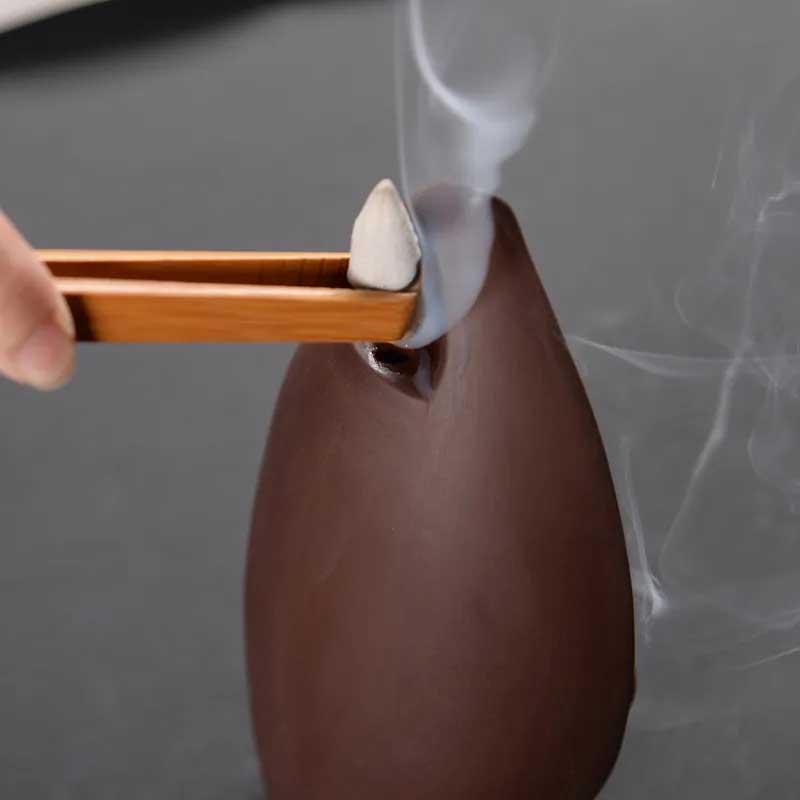 Lilla sand Tilbakestrømning Røkelsesbrenner Hjem Personlig Aromaterapi Ovn Innendørs Alpine Flower Water Ornamenter