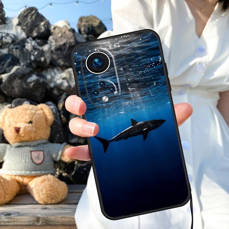 Shark Ocean Fish Case For Honor Magic 7 5 6 8 Pro 200 400 50 70 90 Lite X9a X9b X9c X9d X8b X8c Win RT Cover