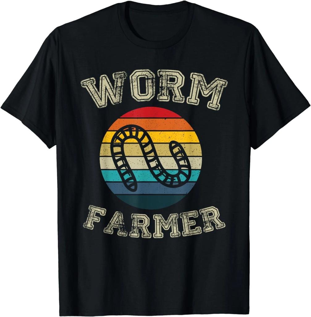 Worm farmer retro sunset - vermicomposting worm farmer Gift Unisex T-Shirt