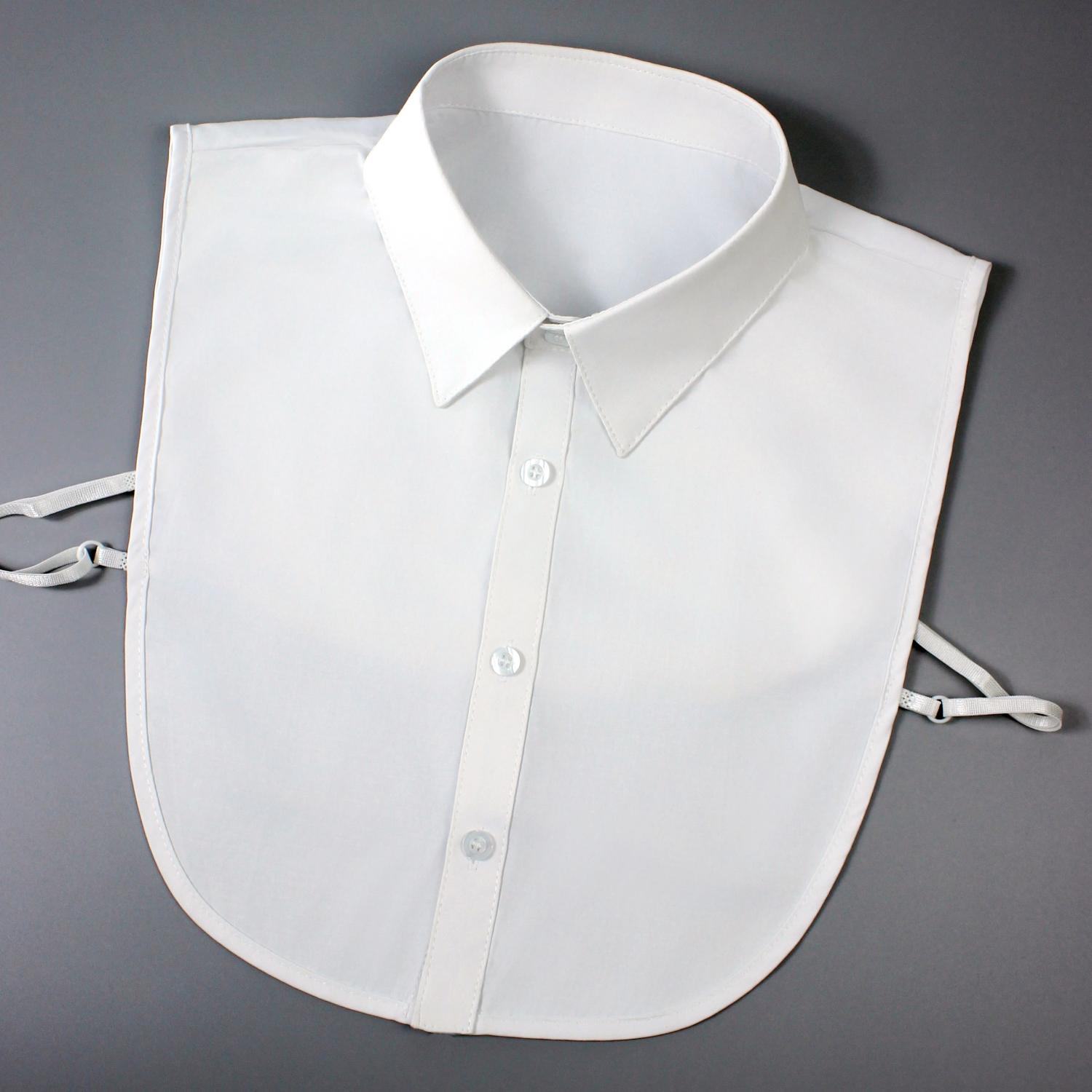 

1 однотонный унисекс формальный съемный хлопковый воротник для костюмов, свитеров и других базовых слоев – высококачественный подходящий материал