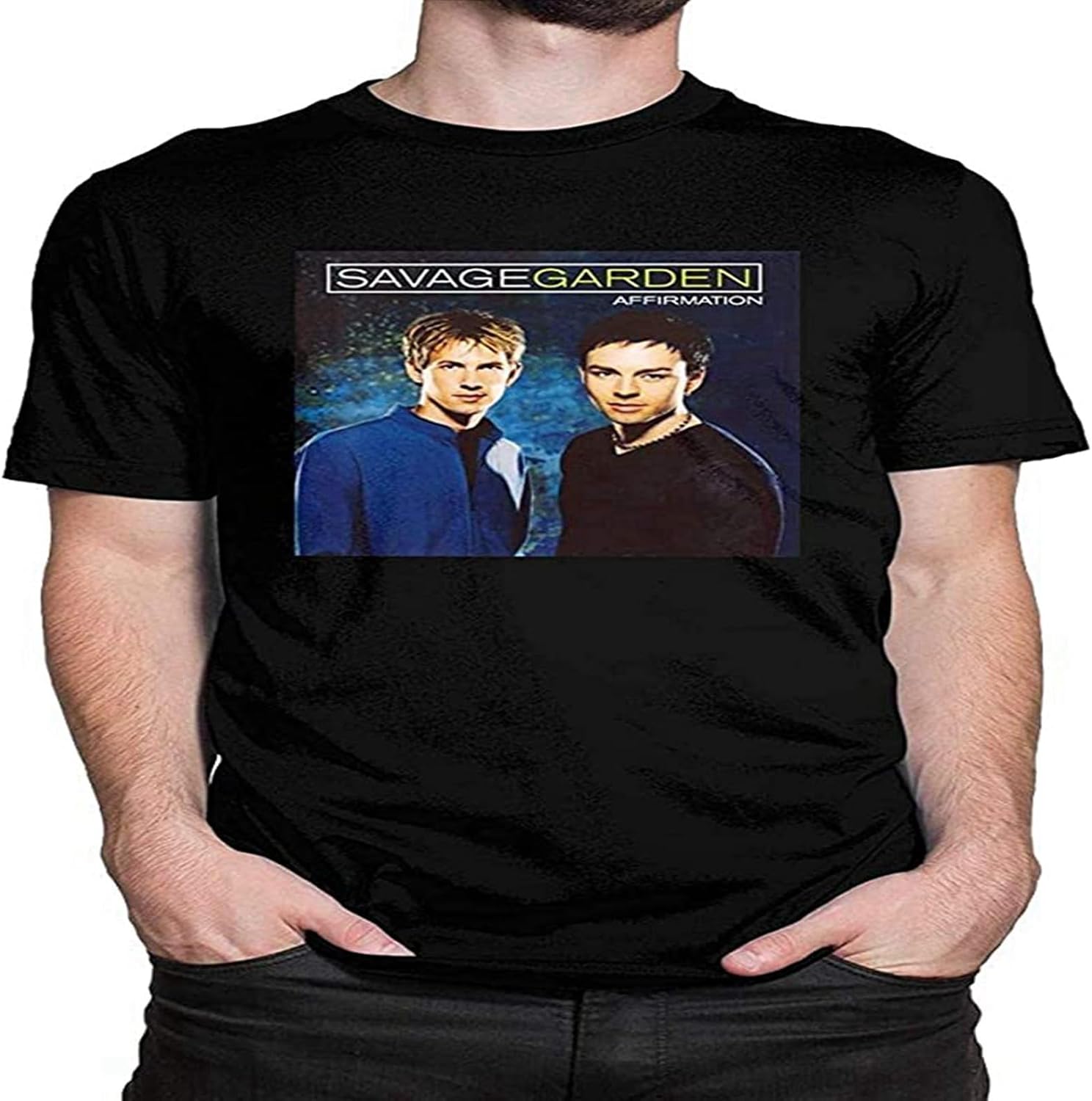 Savage Garden Affirmation Men s Novelty T Shirt Classic Round Neck Short Sleeve T-Shirt L чёрный