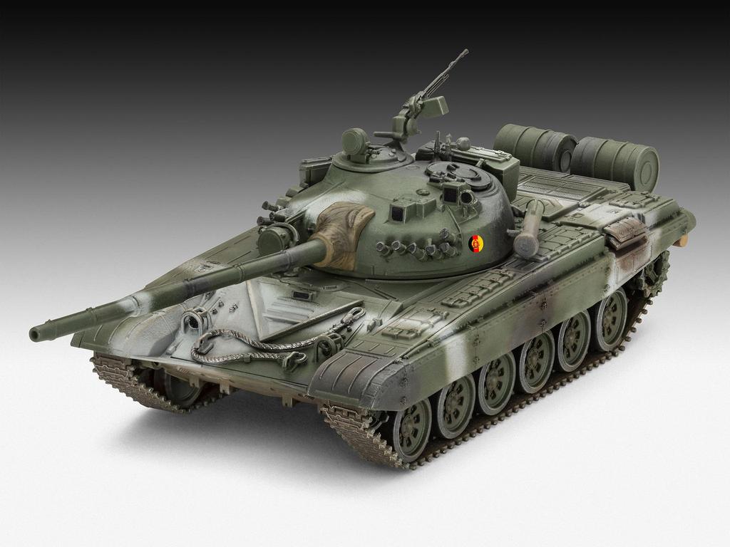 Уровень немецкого языка (Revell) 1/72 Советский Т-72 М1 Пластиковая модель 03357 танк (военный автомобиль)
