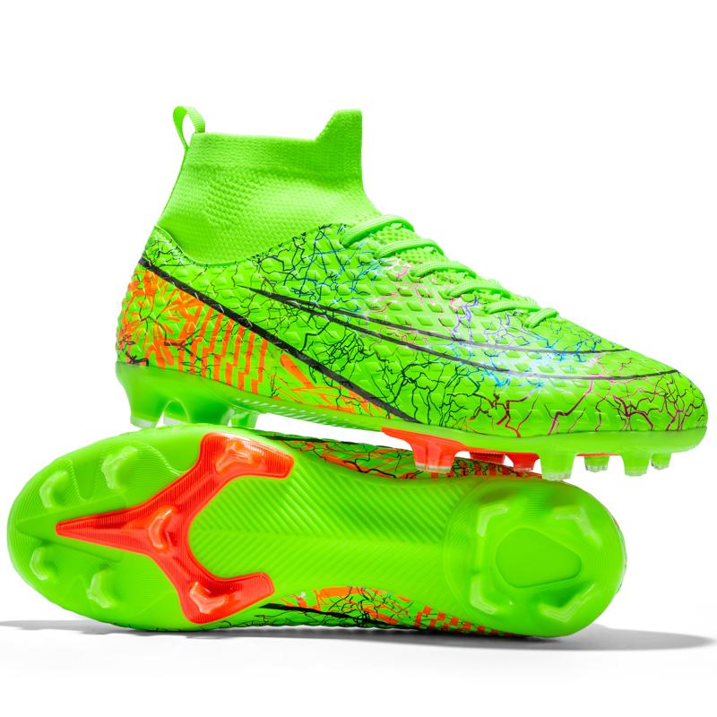 NOVOS Sapatos de Futebol Masculinos de Alta Qualidade FG/TF Sapatos de Futebol Infantis Botas de Futebol Juvenil Chuteiras de Treinamento de Futsal Atléticas Confortáveis