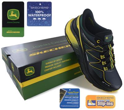 D'Lux Pro Impermeabil - Tăiere Tambur - John Deere - Pantofi Bărbați Negru 256202-BKGR ORIGINAL