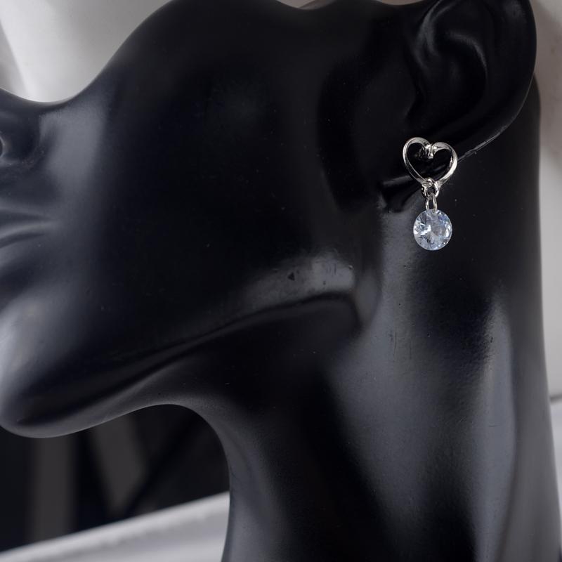 3D Round Rhinestones Drop Earrings for Women Golden Silver Color Hollow Out Metal Dangle Earrings Party Sweet Fashion Jewelry
