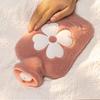 Portable HyunA Floral Fabric Water-filled Hot Water Bottle