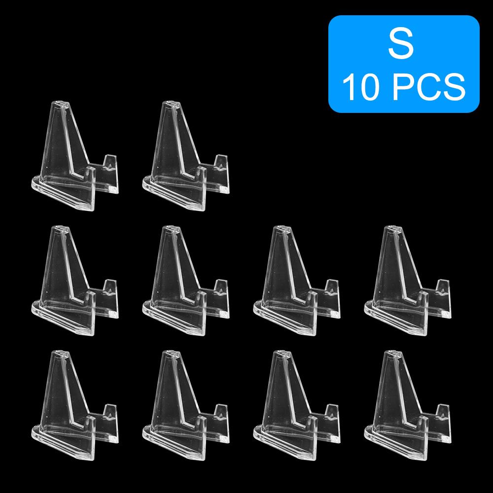 Collection Coin Storage Rack Mini Coin Display Easel Holder S/L 10pcs Medal Shelf Acrylic Stands Postcard Display