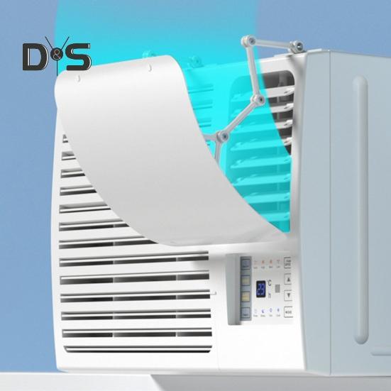 Air Conditioning Baffle Deflector Adjustable Simple Installation Universal Window Air Conditioners Windshield Anti-Wind Baffles Wind Guide