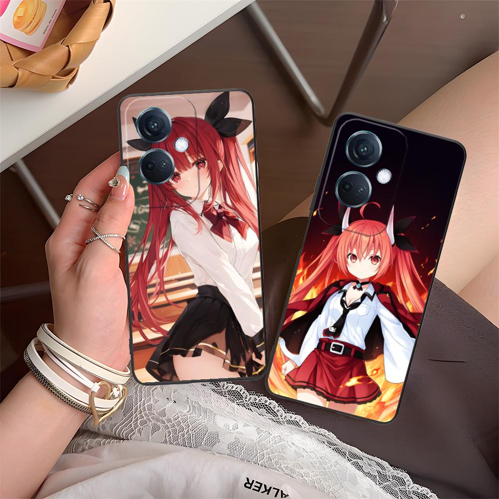 Date a Live Kotori Itsuka Matte TPU Mobile Phone Case for OPPO Reno 14 13 12 11 10 9 8 7 6 5 F T Pro 5G Colorful Printing Cover