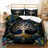 Black Gold Clock Tree 3d Bedding Set Duvet Cover Sets Comforter Bed Linen Twin Queen King Single Size Room Decor Adult Fashion