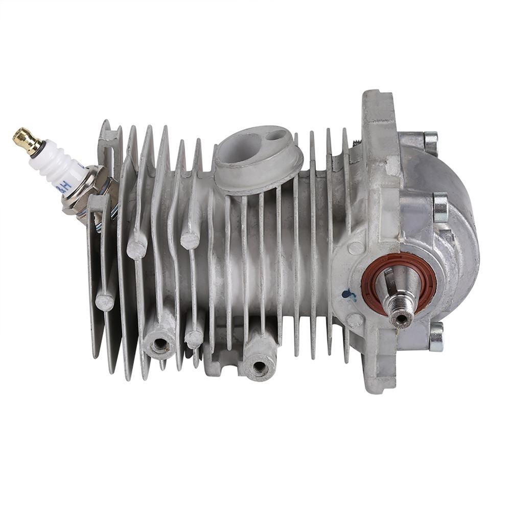 Metal Cylinder Piston Crankshaft Assembly Compact Dark Grey Engine Motor Cylinder Easy to Install for Stihl MS170 MS180 018