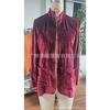Women Velvet Open Front Blazer Stand Collar Three Quarter Sleeve Casual Loose Jacket With Pockets Autumn Outerwear