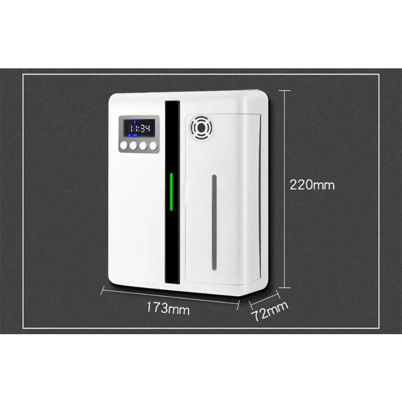 Raumduft-Diffusor zur Wandmontage, Hotel-Lufterfrischer, Bluetooth-Aroma-Diffusor für ätherische Öle, elektrischer Geruch für Zuhause